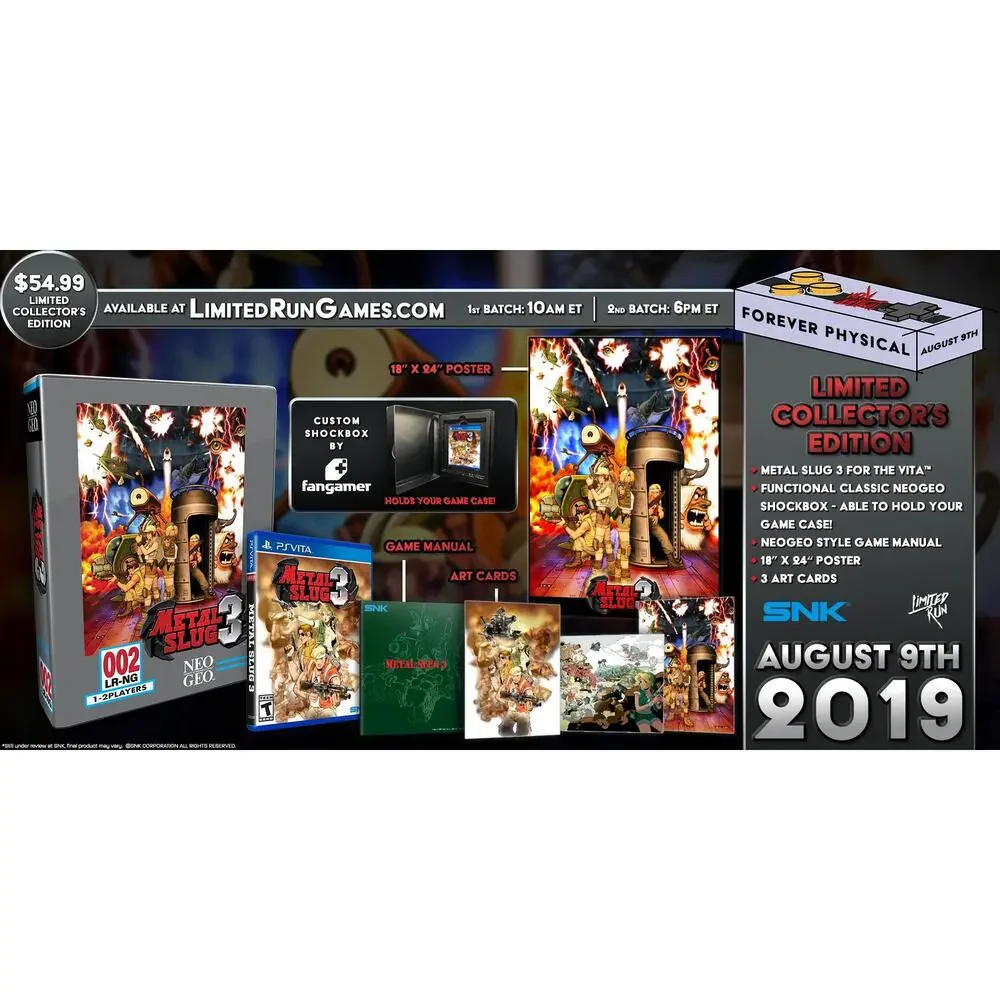 Game - Metal Slug 3 [Classic Edition] (NEW) - PSVITA - SNK